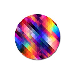 Abstract Background Colorful Pattern Magnet 3  (round) by Pakrebo