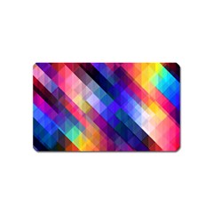 Abstract Background Colorful Pattern Magnet (Name Card)