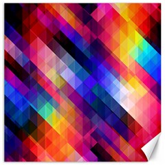 Abstract Background Colorful Pattern Canvas 12  x 12 