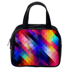 Abstract Background Colorful Pattern Classic Handbag (One Side)