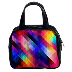 Abstract Background Colorful Pattern Classic Handbag (two Sides) by Pakrebo