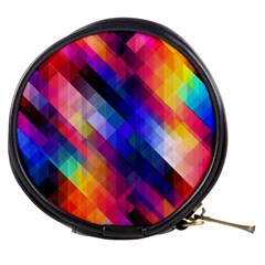 Abstract Background Colorful Pattern Mini Makeup Bag