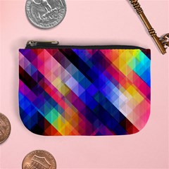 Abstract Background Colorful Pattern Mini Coin Purse by Pakrebo