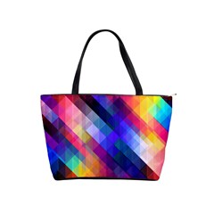 Abstract Background Colorful Pattern Classic Shoulder Handbag