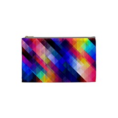 Abstract Background Colorful Pattern Cosmetic Bag (Small)