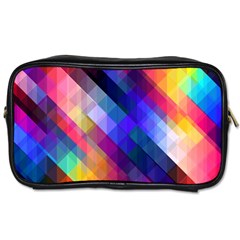 Abstract Background Colorful Pattern Toiletries Bag (One Side)