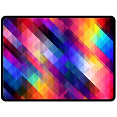 Abstract Background Colorful Pattern Fleece Blanket (Large) 