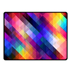 Abstract Background Colorful Pattern Fleece Blanket (Small)