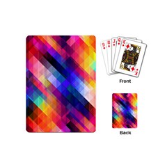 Abstract Background Colorful Pattern Playing Cards (Mini)