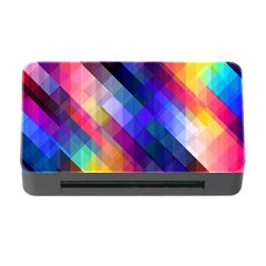 Abstract Background Colorful Pattern Memory Card Reader With Cf