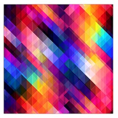 Abstract Background Colorful Pattern Large Satin Scarf (square) by Pakrebo