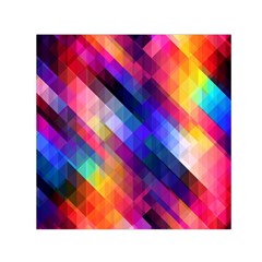 Abstract Background Colorful Pattern Small Satin Scarf (Square)