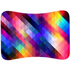 Abstract Background Colorful Pattern Velour Seat Head Rest Cushion