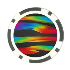 Colorful Background Poker Chip Card Guard by Pakrebo