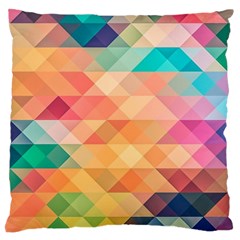 Texture Background Squares Tile Large Cushion Case (one Side) by Pakrebo