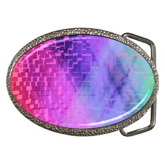 Texture Cell Cubes Blast Color Belt Buckles by Pakrebo