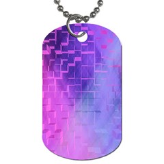 Texture Cell Cubes Blast Color Dog Tag (one Side) by Pakrebo