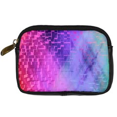 Texture Cell Cubes Blast Color Digital Camera Leather Case by Pakrebo