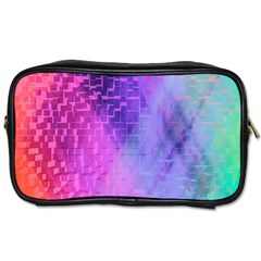 Texture Cell Cubes Blast Color Toiletries Bag (one Side) by Pakrebo