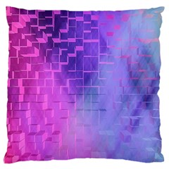 Texture Cell Cubes Blast Color Large Flano Cushion Case (two Sides) by Pakrebo