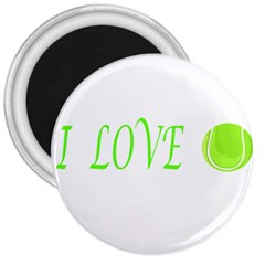 I Lovetennis 3  Magnets