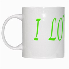 I Lovetennis White Mugs by Greencreations