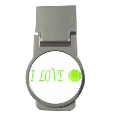 I Lovetennis Money Clips (round) 