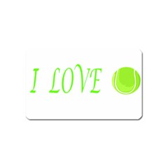 I Lovetennis Magnet (name Card)