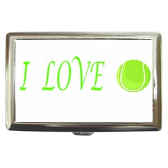 I Lovetennis Cigarette Money Case by Greencreations