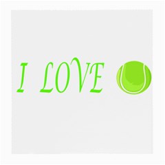 I Lovetennis Medium Glasses Cloth by Greencreations