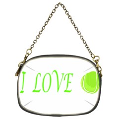 I Lovetennis Chain Purse (two Sides) by Greencreations