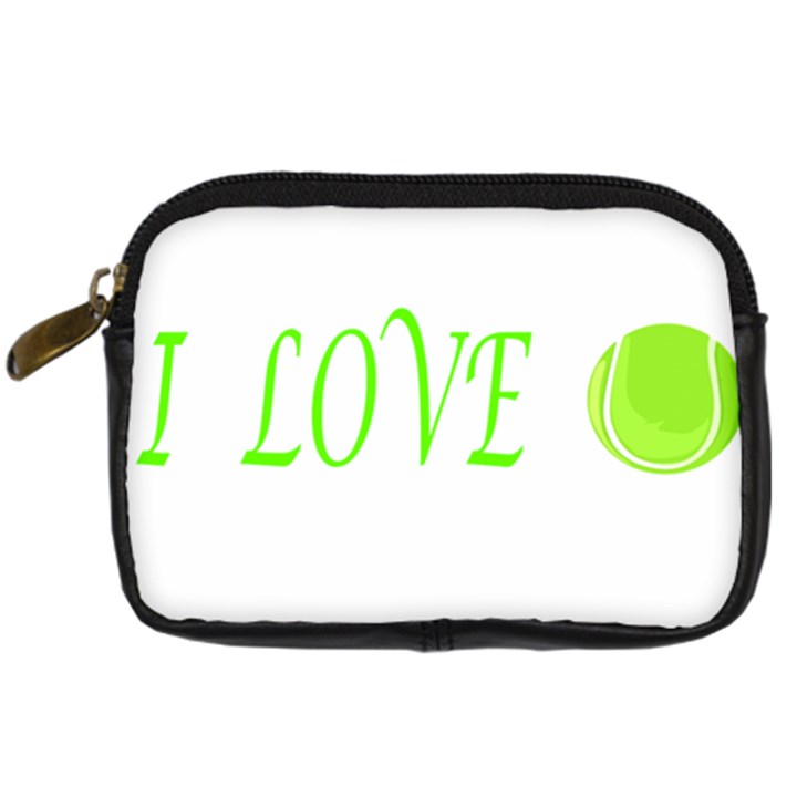 I loveTennis Digital Camera Leather Case