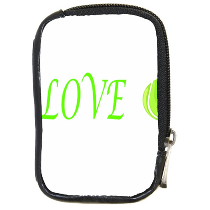 I loveTennis Compact Camera Leather Case