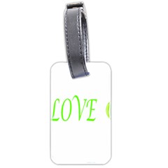 I Lovetennis Luggage Tags (two Sides) by Greencreations