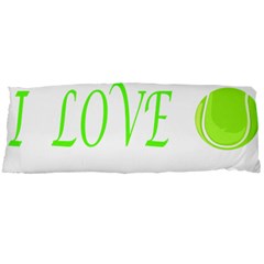 I Lovetennis Body Pillow Case Dakimakura (two Sides) by Greencreations