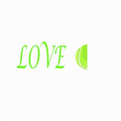 I Lovetennis Small Garden Flag (two Sides) by Greencreations