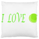 I loveTennis Large Cushion Case (One Side) Front