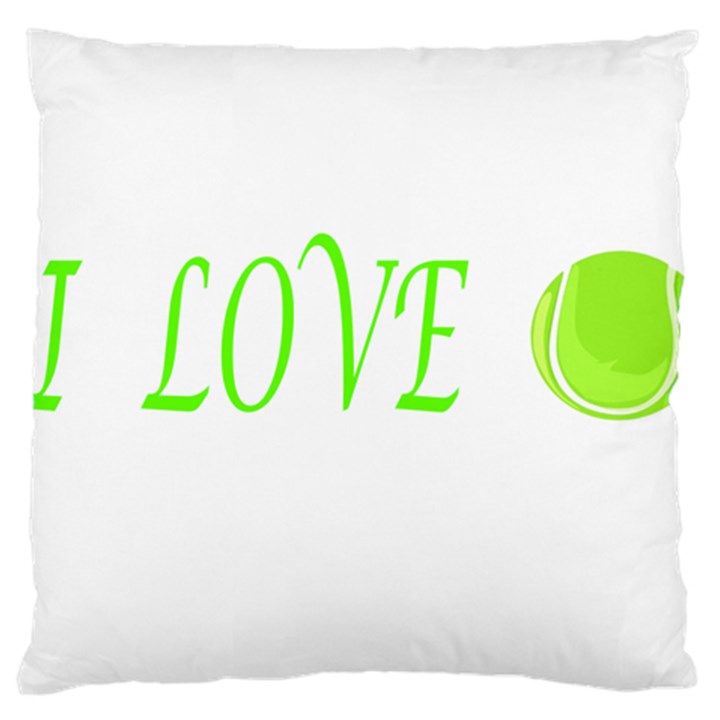 I loveTennis Large Cushion Case (One Side)