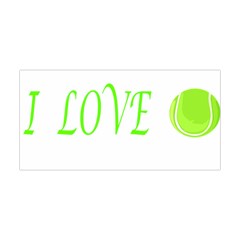 I Lovetennis Yoga Headband by Greencreations