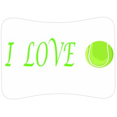 I Lovetennis Velour Seat Head Rest Cushion by Greencreations