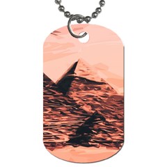 Pyramid Egypt Monumental Dog Tag (one Side) by Pakrebo