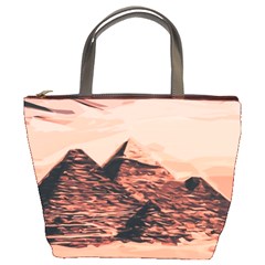 Pyramid Egypt Monumental Bucket Bag by Pakrebo