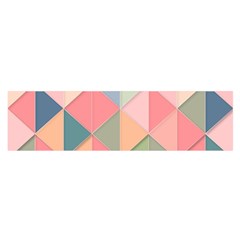 Background Geometric Triangle Satin Scarf (oblong) by Pakrebo