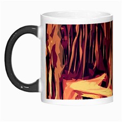 Forest Autumn Trees Trail Road Morph Mugs by Pakrebo