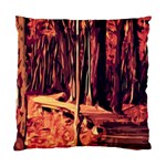 Forest Autumn Trees Trail Road Standard Cushion Case (One Side) Front