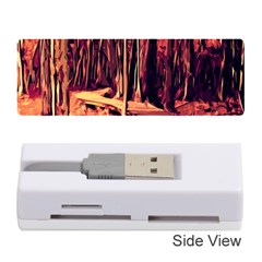 Forest Autumn Trees Trail Road Memory Card Reader (stick) by Pakrebo