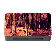 Forest Autumn Trees Trail Road Memory Card Reader With Cf by Pakrebo