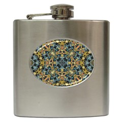 Seamless Texture Ornate Hip Flask (6 Oz) by Pakrebo