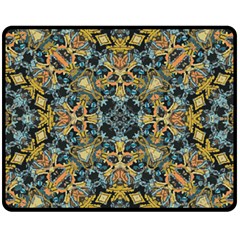 Seamless Texture Ornate Double Sided Fleece Blanket (medium)  by Pakrebo