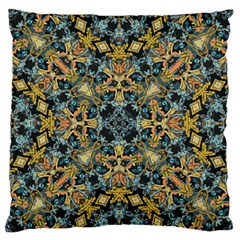 Seamless Texture Ornate Large Flano Cushion Case (one Side) by Pakrebo